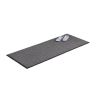 Uksematt 80x200 cm., must/tumehall