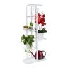 Lillealus 6 riiuliga 107x44x24cm., valge