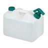 Канистра для воды с миксером 35x21x26 см., белая/темно-зеленая