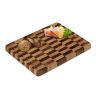 Lõikelaud 3x40x30cm, helepruun/pruun värv