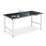 Lauatenniselaud 70x70x150cm., must/hõbedane/valge