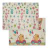 Kahepoolne vaip 1x195x146cm., valge/roosa/sinine