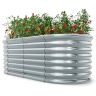 Поднятая грядка 165x80x60см, серого цвета