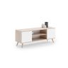 TV-laud Focus RTV 155x50x40 cm, beež / valge