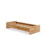 Кровать Karo 193,6x37x94 см, цвет натурального дерева.