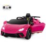 Laste elektriauto 118,5x63x48cm, roosa/must
