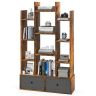 Vaba seisev riiul 80x24x132cm, pruun