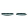 Set of round trays Saturn, 2 pcs, Ø 33 × 2 cm; Ø 27.5 × 2 cm