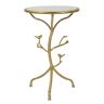 Round Coffee Table Birds Marble