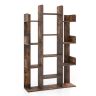 Напольная полка 86x24,5x141 см, коричневого цвета