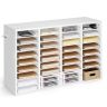 Kontoridokumentide korraldaja VEVOR ZH651, 36 lahtrit, Valge, 95,7 × 60 × 30 cm