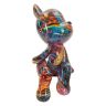 Decorative bear figurine Psyco A, 10.5 × 23.5 × 12 cm