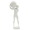 Decorative sculpture Mauro Ferretti Atlas, White, 18 × 50 × 12.5 cm