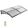 Uksevarikatus VEVOR CZPC40X80T-C, Läbipaistev, 104 × 61 × 10 cm