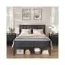 VASAGLE double bed frame, 207 × 141.5 × 104 cm