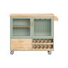 Кухонный остров на колесах 109x40x92см., в различных цветах