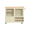 Кухонный остров на колесах 109x40x92см., в различных цветах