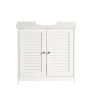 Valamu alune kapp 60x35x58cm., valge/hõbedane