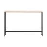 Konsoollaud 120x20x80cm., must/heledapruun
