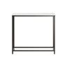 Konsoollaud 80x30x75cm., must/valge värv