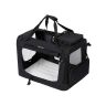 Loomade transpordikott, suurus M, must