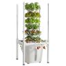 Hüdropoonikatorn VEVOR VV2-6C-EU, 6 astet, 30 kapslit, Valge, 35 × 87 × 35 cm