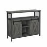 VASAGLE sideboard, 2 sliding doors, 100 × 80 × 33 cm