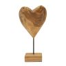 Dobu interior sculpture, heart-shaped, 20 × 37 × 12 cm