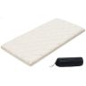 Jaapani tatami-futonmadrats VEVOR KZ-002, Kokkupandav, Valge, 203,2 × 99,1 × 6,35 cm