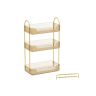 Органайзер для косметики 30,5x16,8x48см., бежевый