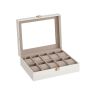 Коробка для часов 20,2x25,5x7,8 см., кремового цвета