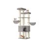 Feandrea cat tree, multi-level, 55 × 55 × 186.7 cm