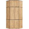 Nurgakapp AkordV2 S100, 6 ust, Pruun, 100 × 235 × 50 cm