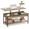 Coffee table VASAGLE LCT261KD02, Adjustable height, 100 × 50 cm