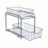 2-drawer pull-out shelf/organizer, gray