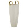 Ceramic vase "Shopping", Ø 18 × 45 cm