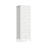 SONGMICS chest of drawers, 4 fabric drawers, 39.6 × 116.7 × 30 cm
