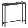 Console table VASAGLE LNT035BA01, Grey/black, 80 × 81.2 × 20 cm