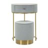Vanity table with pouf, 2-piece set