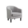 Tugitool 67,5x67x71cm., hall/must