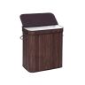 Laundry basket 100L., light brown/white