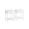 2 abilaua komplekt 40x40x55cm, valge