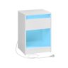 Öökapp LED-valgustusega 35x40x55cm, valge