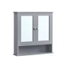 Vannitoa seinakapp peegliga 13x56,5x58,5cm., hall