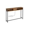 Konsoollaud 25x120x81.1cm., pruun/must