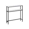 Konsoollaud 20x80x80cm., must/valge