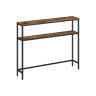 Konsoollaud 20x100x80cm., must/pruun