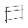 Konsoollaud 20x100x80cm., must/valge