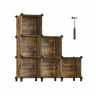 Выдвижная полка для обуви 93x93x31см., черная
