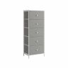 Kummut 29.8x45x112.3cm., hall/valge